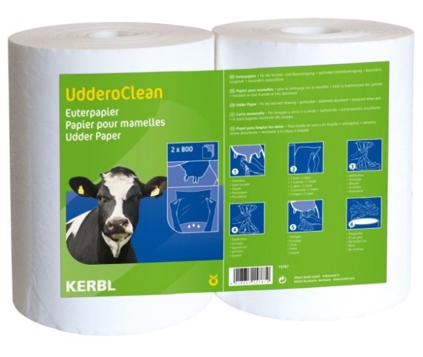 Euterpapier UdderoClean 6x800 Blatt