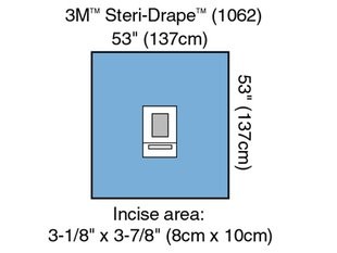 3M Ophthalmologie-Abdeckung m.Inzisionsf