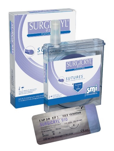 Surgicryl 910 USP8/0, metric 0,4 - 20 cm