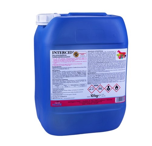 Intercid 10 Kg, Stalldesinfektion