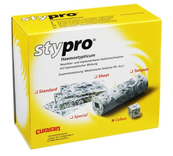 Stypro Haemostypticum Stand. 80x50x10mm