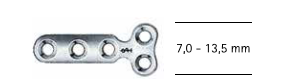 Knochenplatte T-Form LN025, für 2,7mm