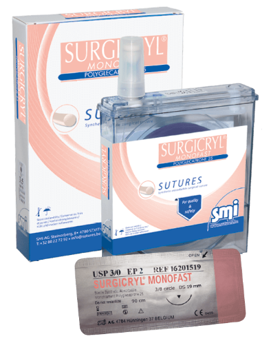 Surgicryl Monofast USP 5/0, metric 1