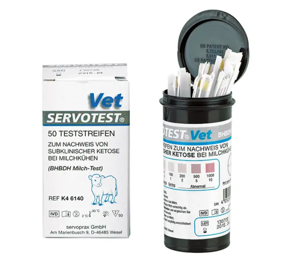 Servotest VET KETOSE - 50 Teststreifen