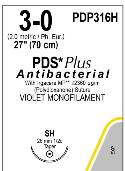 PDS Plus PDP316H, USP 3/0, Nadel SH