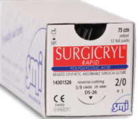 Surgicryl RAPID, USP 2/0 metric 3