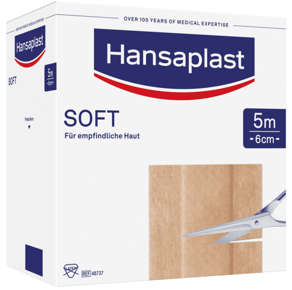Hansaplast - Soft, 4 cm x 5 m
