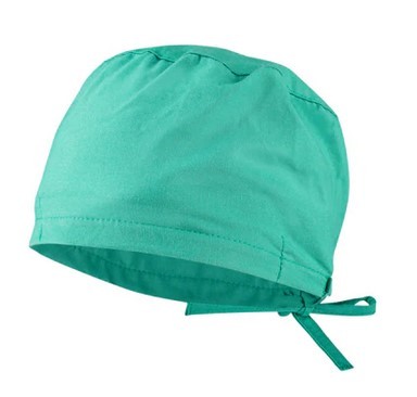 OP-Haube aus Stoff forstgrün Gr. M