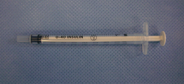 Insulin-Spritzen BD 1 ml U40, o. Kanüle