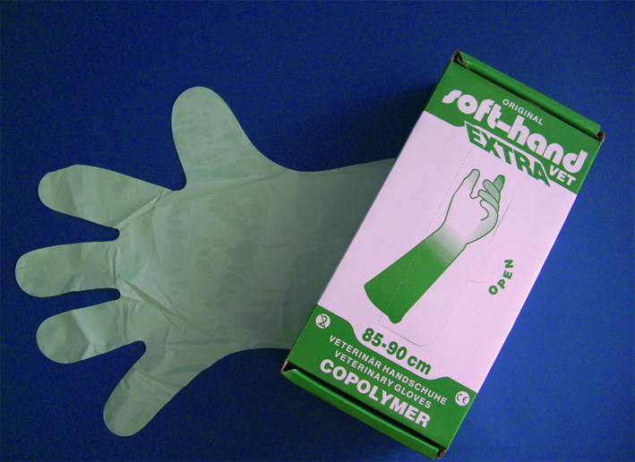 Rektalhandschuhe grün 90 cm,"Softhand"