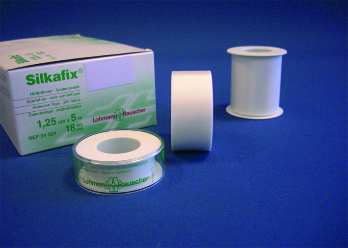 Silkafix-Heftplaster, 1,25 cm x  5,00 m,