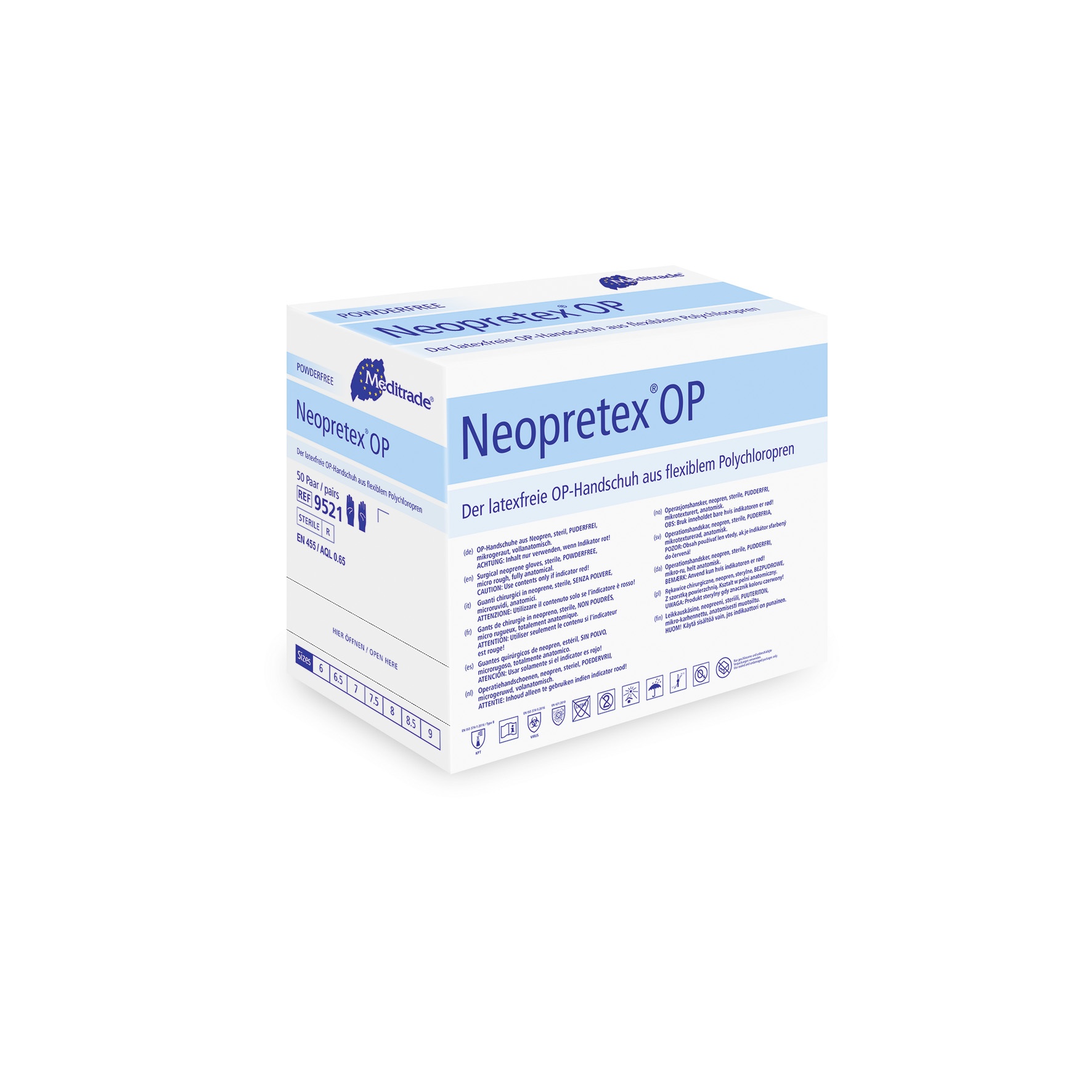 NEOPRETEX OP-Handschuhe Gr. 6,0